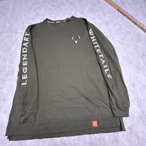 Legendary Whitetails Long Sleeve Hunting Shirt Deer Skull Graphic Size XXL‎